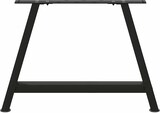thumbnail of Helloshop26 - Set mit 2 verstellbaren A-förmigen Couchtischbeinen 60 x 42–43 cm modernes Design schwarzer Stahl 02_0057116
