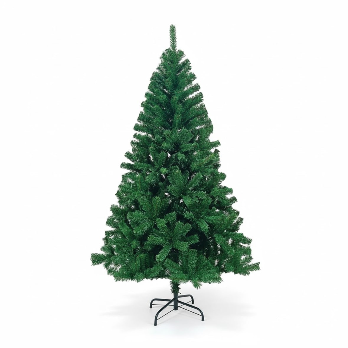 Árbol de Navidad Artificial Verde Oslo con Base Metálica 180cm 7house