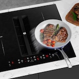 thumbnail of CIARRA Placa de cocción con extractor ONE 59 cm Boost Touch Control con 4 placas 2-Flex Zone Función Stop & Go CBBEH594BBFF