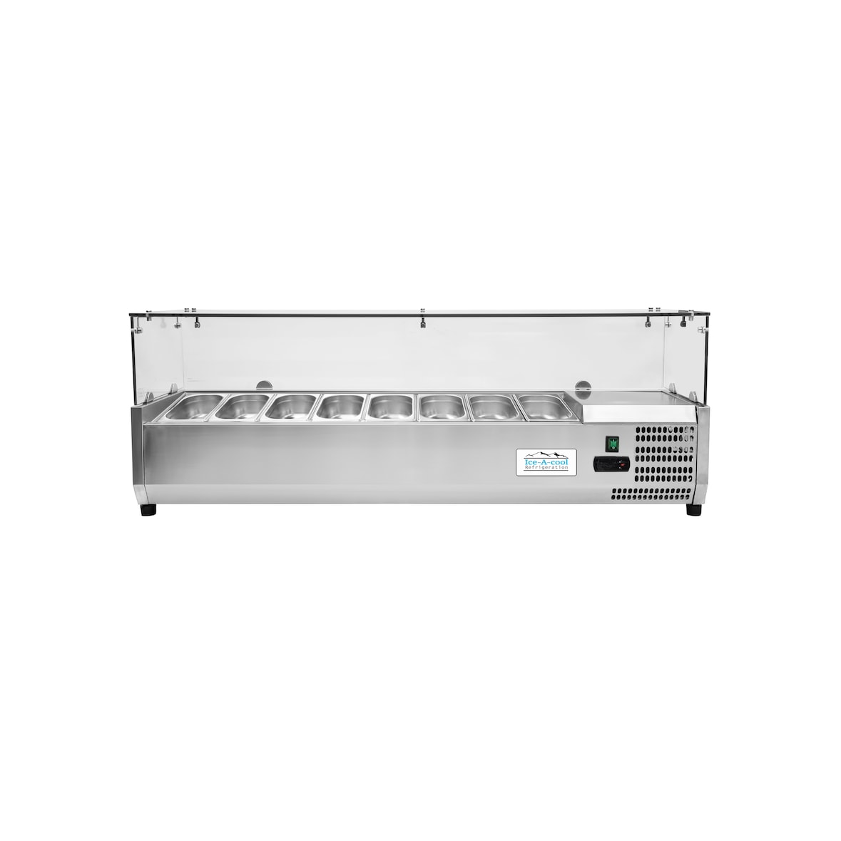 ICE-A-COOL - ICE3887GR - VRX 1800/330 Kühlaufsatz mit Glasaufsatz - GN1/4