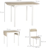thumbnail of HOMCOM - Essgruppe - 110L x 70B x 75H cm - mehrfarbig