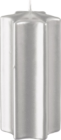 Sternkerzen Silber 120 x Ø 60 mm, 8 Stück