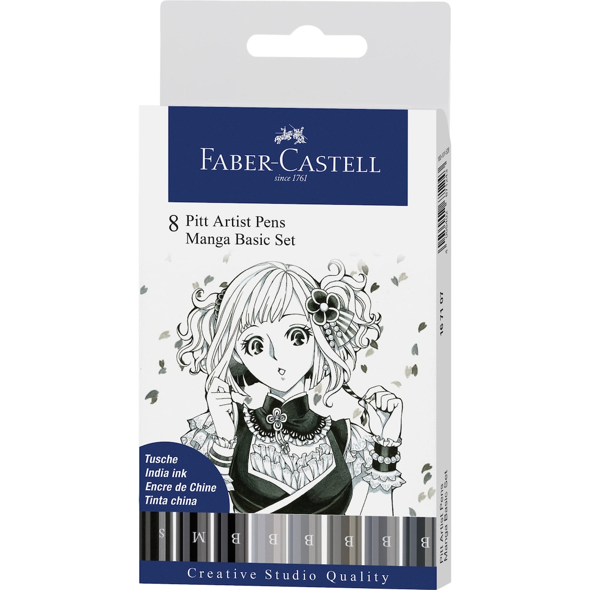 Faber Castell Tuschestift Pitt Artist Pen B 6er Manga