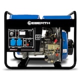 thumbnail of EBERTH 5,7 PS Stromerzeuger mit 3000 W Leistung 1-Phase, Diesel Stromerzeuger GG1-ERD3000E-1 mit 2x 230V und 1x 12V