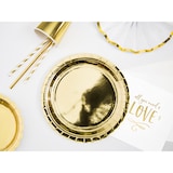 thumbnail of 6 grosse Teller Gold Folie