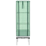 thumbnail of Helloshop26 - Aiuola rialzata/fioriera con copertura effetto rattan 40 x 40 x 140 cm bianco 02_0038778