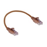 thumbnail of ACT DC9200 LSZH U/UTP CAT6 Datacenter Slimline Patchkabel Snagless | RJ45 connectoren | Bruin | 50 cm