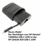 thumbnail of HP 65W USB-C Power Adapter mit Kabel