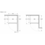 thumbnail of Bosch Serie 8 KGP86AXB0N Freistehende Kühl-Gefrier-Kombination mit Gefrierbereich unten, 186 x 86 cm, Edelstahl schwarz