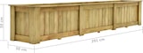 thumbnail of vidaXL Hochbeet 291 x 50 x 50 cm Kiefernholz Imprägniert