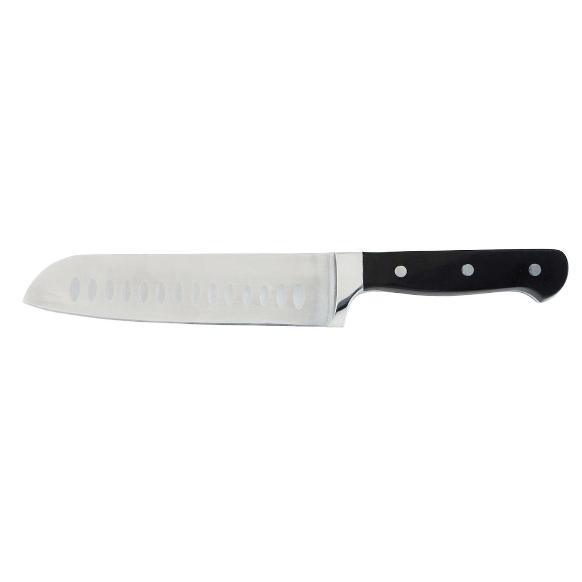 Quid Professional - Santokumes Uit Roestvrij Staal, 18Cm, Inox Chef Black