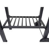 thumbnail of Grillwagen HWC-K93, Holzkohlegrill Standgrill Barbecue BBQ Gartengrill mit Deckel Ablagen, Stahl, 110x100x51cm schwarz