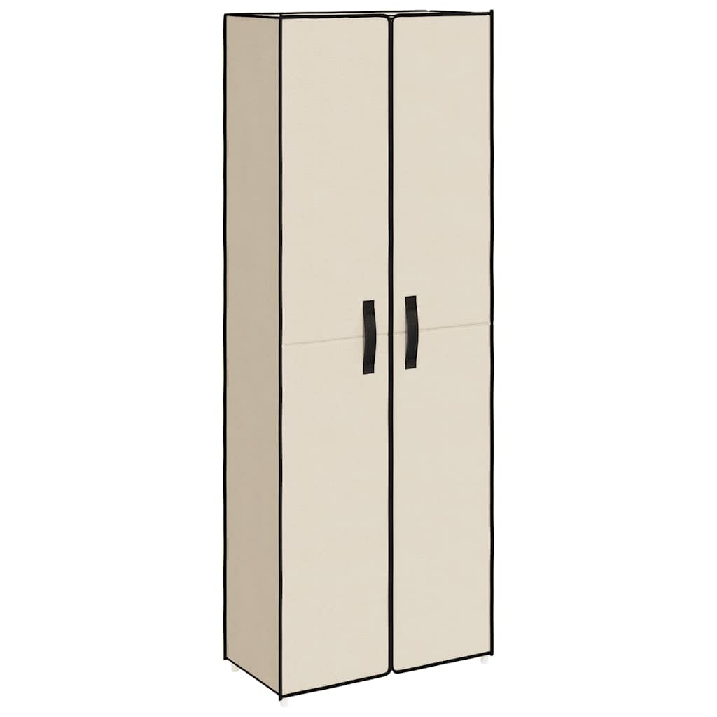 vidaXL Schuhschrank Creme 60x30x166 cm Stoff