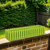 thumbnail of Blumenkasten Fency gelbgrün 75x18,5cm Pflanzkasten Balkonkasten Blumentopf Blumenkübe Grün