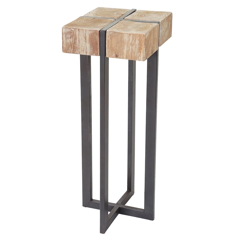 Blumentisch HWC-A15, Blumenstnder Blumensule, Tanne Holz rustikal massiv  MVG-zertifiziert 100x32x32cm | METRO