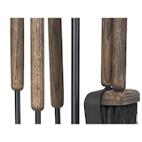 thumbnail of Blomus Kamingarnitur Kaminbesteck Kaminwerkzeug Kaminset 5tlg ASHI mit Magnethalterung oak