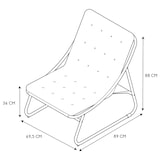 thumbnail of Home deco factory butaca dolce vita antracita hdo0375-lgsp