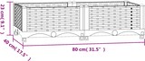 thumbnail of vidaXL Hochbeet 80x40x23 cm Polypropylen