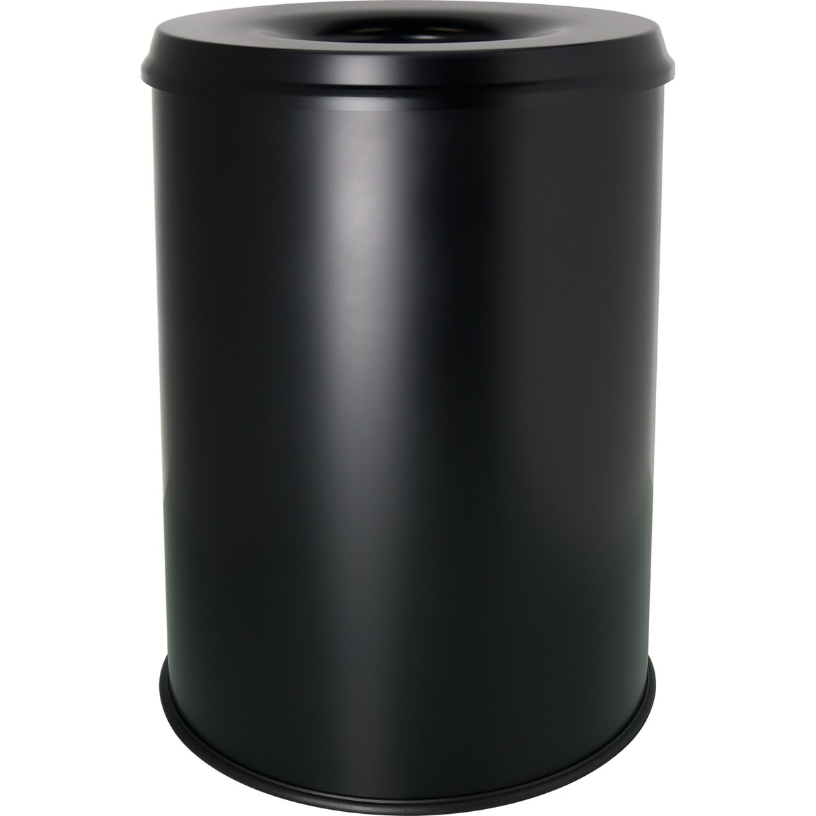 helit Sicherheitspapierkorb 15L - schwarz