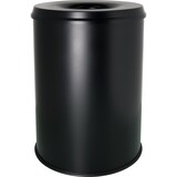 thumbnail of helit Sicherheitspapierkorb 15L - schwarz