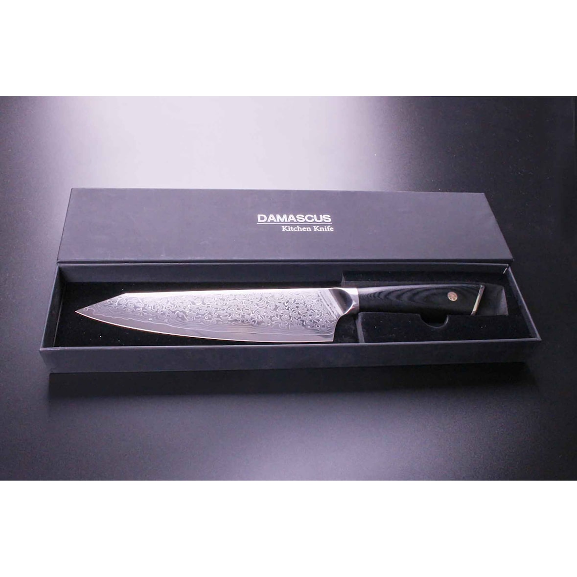 Kochmesser und Küchenmesser Damast Edelstahl Chefmesser mit 20 cm Klinge extra scharf Profimesser