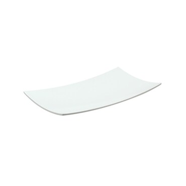 EFAY Piatto GN 1/3 curvo Luna in melamina cm 32,5x17,5, avorio