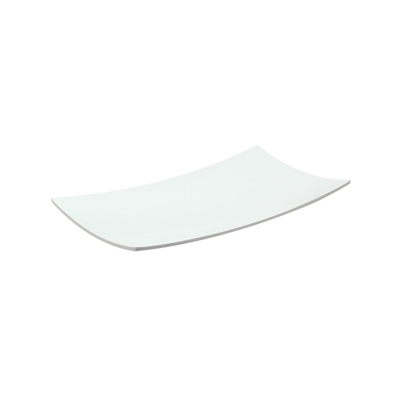 EFAY Piatto GN 1/3 curvo Luna in melamina cm 32,5x17,5, avorio