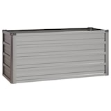 thumbnail of Helloshop26 - Jardinière bac lit surélevé plantes fleurs terrasse jardin de jardin rouillé 100 x 40 x 45 cm acier corten marron 02_0039858