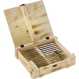 thumbnail of Zwilling 07150-359-0 Steak Besteckset in rustikaler Holzbox, Edelstahl, 12-teilig