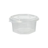 thumbnail of Starpak 500 Verpackungsbecher mit Klappdeckeln, PP 8-eckig 500 ml 5,6 cm x 11 cm x 11 cm transparent