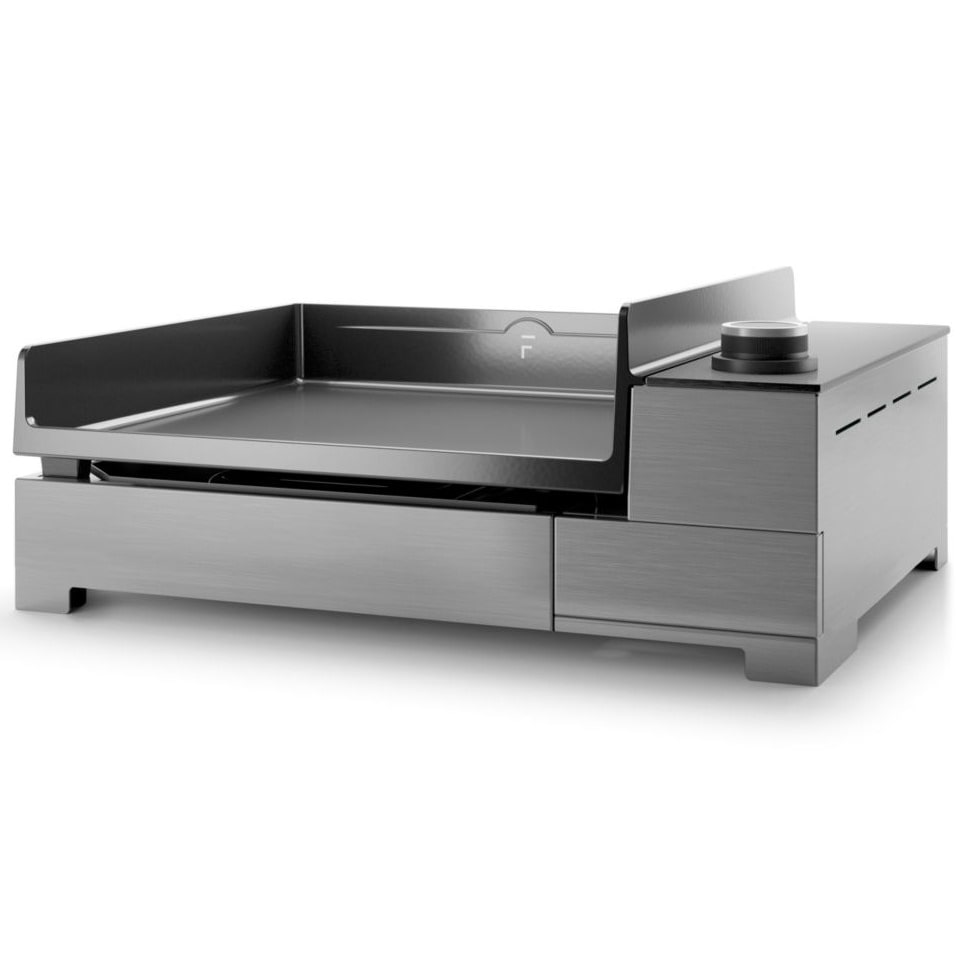 FORGE ADOUR Plancha électrique 2500w Plaque Fonte émaillée 53.5x40.5cm premium e45i