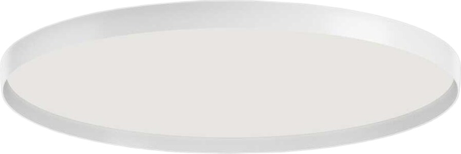 ACELIA P/G 50W Dimmbare LED-Deckenleuchte, Phasenanschnitt, Doppelabstrahlung, Opalweißes Aluminium - Gealuce