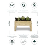 thumbnail of HORTALIA Mesa de cultivo de madera tratada para exterior Kit Leo