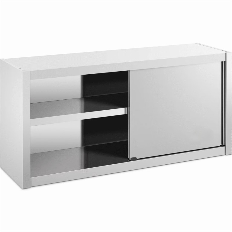 Armario de pared acero inoxidable con puertas correderas 1200x400x600 mm