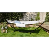 thumbnail of Hängematte 2 Pers. XXL 285x120cm 150 KG Matte Hängematten Gartenhängematte Beige