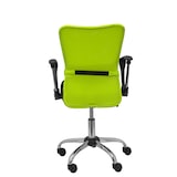 thumbnail of Cardenete Silla infantil  con mecanismo giratorio, brazos fijos y asiento  color verde y asiento tapizado en tejido de malla color negro