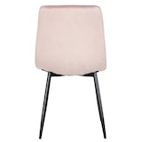 thumbnail of DELUKE® Esszimmerstuhl VOUL - Pink, Samt Gesteppter Polsterstuhl Küchenstuhl mit Bodenschonern Esszimmerstühle Stuhl Küche