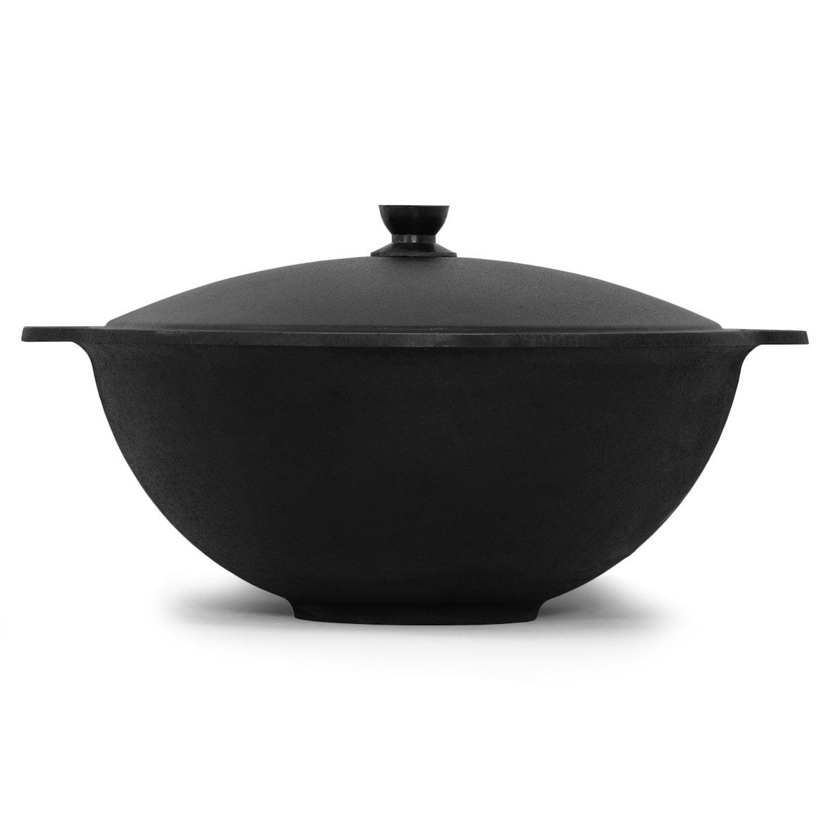 Gusseisen Kasan 16L eben NAMANGAN Deckel Topf Kazan WOK Kessel BBQ