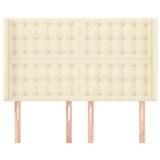 thumbnail of vidaXL Kopfteil mit Ohren Creme 147x16x118/128 cm Kunstleder
