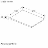 thumbnail of NEFF T69TTX4L0 N90 Induktionskochfeld 90 cm Schwarz, Mit Rahmen aufliegend