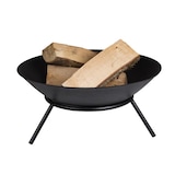 thumbnail of Feuerschale, Untergestell, 3 Füße, rund, 28 x Ø 56 cm, Gusseisen, Schwarz