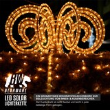 thumbnail of BEARWARE 4x LED-Lichterkette, Solar 10m warmweiß, Innen & Außen, Solarpanel mit Akku, 100 Leds, IP44