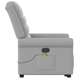 thumbnail of vidaXL Massagesessel mit Aufstehhilfe Wolkengrau Stoff