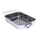 thumbnail of Renberg Presto - Bakplaat met grillrooster 37x26,5x6,3 cm, roestvrij staal