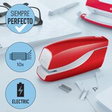 thumbnail of Grapadora Petrus contactless mod. E-310 (Alimentación 4 pilas 1,5V no incluidas), rojo metalizado (628837)