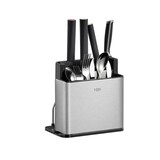 thumbnail of PROREGAL Küchenorganizer aus Edelstahl mit Halterung für Schneidebrett | HxBxT 21,5x21,4x13,2 | Silber / Schwarz