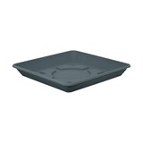 thumbnail of Pflanzen Untersetzer-Blumentopf Kunststoff eckig anthrazit H 3.5 x B 25 x L25 cm