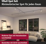 thumbnail of Paulmann URail Schienenspot Salt Einzelspot  GU10  max. 10W  dimmbar 230V Chrom matt 95634