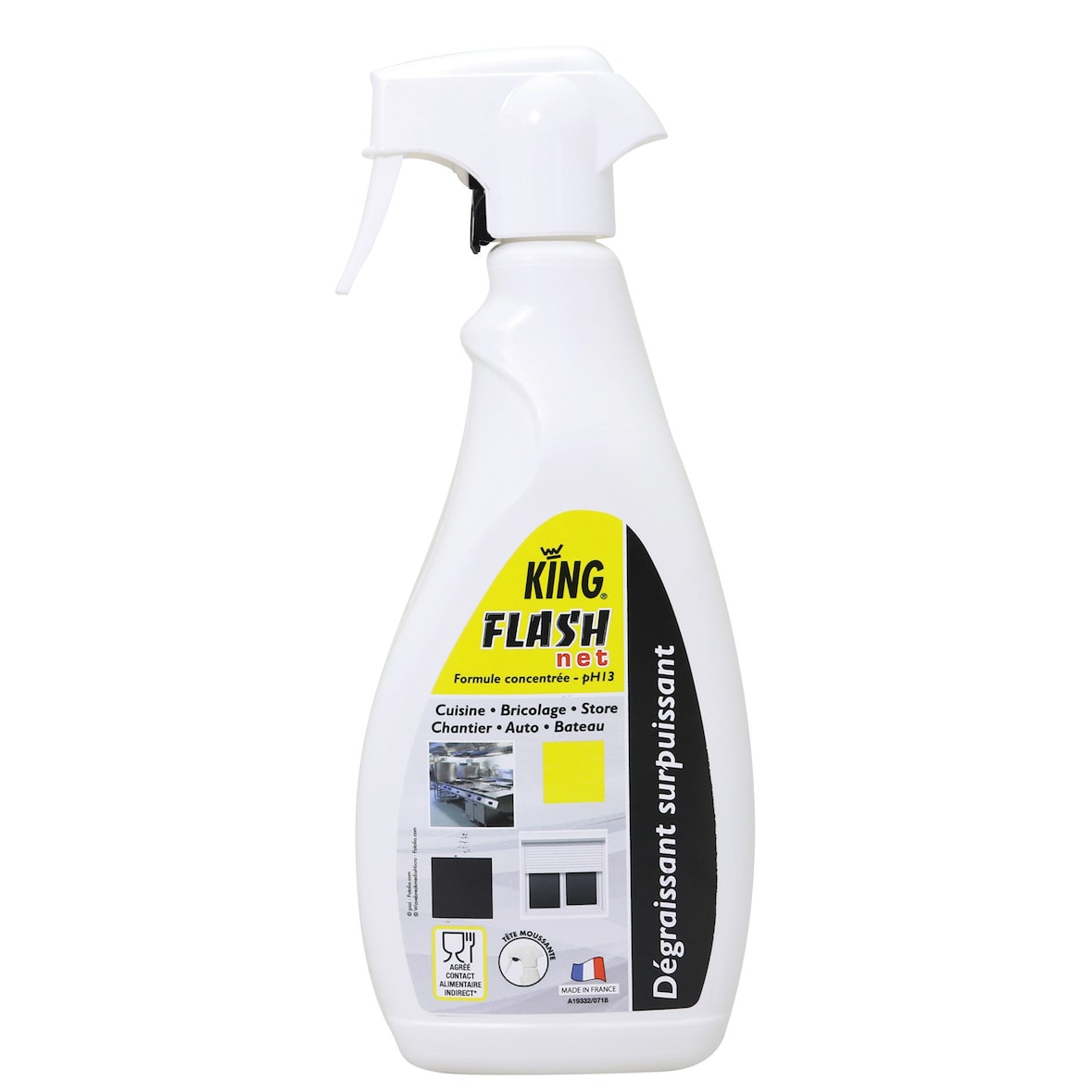 King Flash Net Leistungsstarker Fettlöser 750ml Konzentrierte Formel