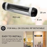 thumbnail of Rising Sun Zenith Heizstrahler 2500W IP34 Fernbedienung Schwarz